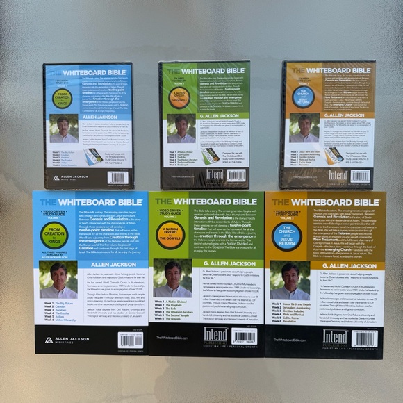 Whiteboard Bible Volumes 1, 2, and 3 DVDs, and Study Guides by G. Allen Jackson - Picture 2 of 6